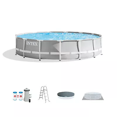 Intex 26723EH 15ft X 42in Prism Frame Above Ground Swimming Pool Set With Filter • $410.22