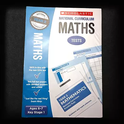 Maths Tests 5 Book Set Age 6-7 Key Stage 1 KS1 Detailed Answers And Advice • £4.95