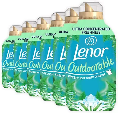 Lenor Outdoorable Fabric Conditioner 35 Washes 490Ml Bottle X6 • £16.99