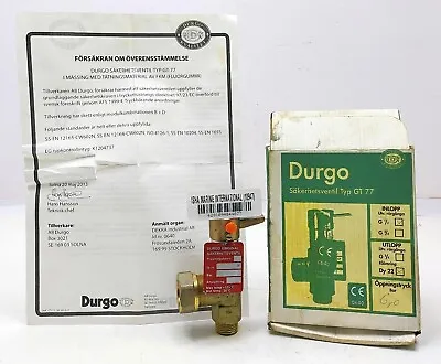£127.54 • Buy Durgo GT-77 Safety Valve