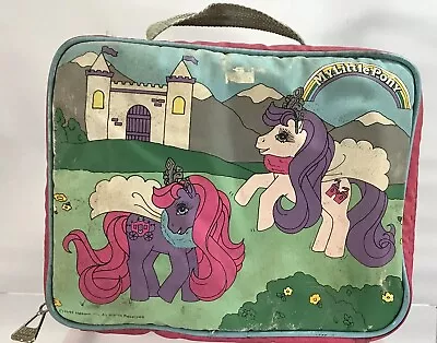 Vintage My Little Pony Castle Lunch Bunch Insulated Bag Box 1991 Hasbro As Is • $39.53