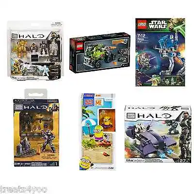Lego And Mega Bloks Toy Sets Halo Star Wars Despicable Me • £13.99