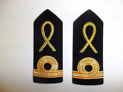 B3698p Vietnam RVN Navy Shoulder Hard Board Senior Cadet Pair IR9E • $47