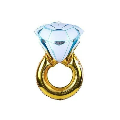 $16.99 • Buy Diamond Engagement Ring Helium Balloon Blow Up Valentines Hens Party Decoration