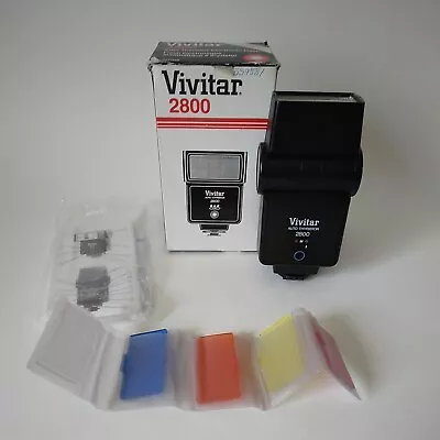 Vivitar 2800 With Color Filter Set  Instructions Original Box Vintage 1988  • $18