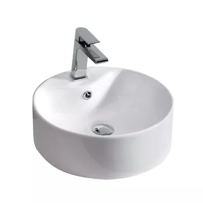 Ceramic Basin  Bathroom Hand Wash Bowl Sink Vanity High Gloss Above Counter Top • $65.99