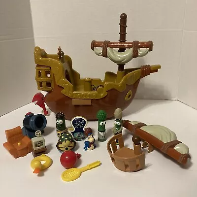 Vintage VeggieTales Jonah Pirate Ship Pirates Who Don’t Do Anything W/Figures • $89.50