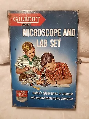 Vintage - Gilbert Microscope And Lab Set. Not A Working Product. Parts Only • $49.99