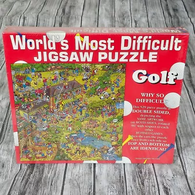 Buffalo Games  World's Most Difficult Jigsaw Puzzle Golf Edition 529 Pieces • $15.96