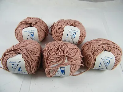 Bamboucle Yarn By Elsebeth Lavold # 003 Dusty Rose Cotton Bamboo Linen Lot 5 • $27.30
