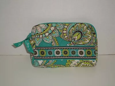 Vera Bradley Peacock Cosmetic Bag With Plastic Liner Retired Very Nice  • $17.99