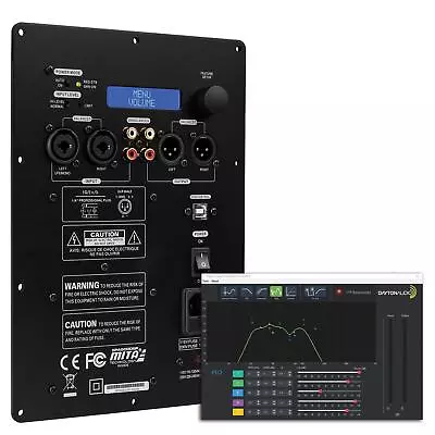 Dayton Audio SPA500DSP 500W Subwoofer Plate Amplifier With DSP • $339.98