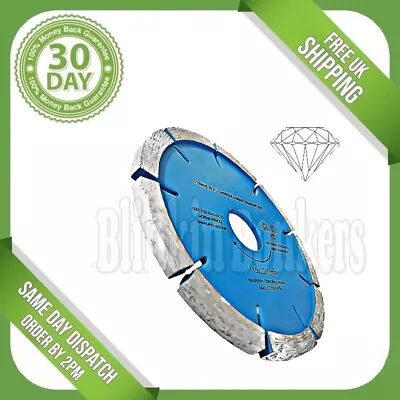 £8.89 • Buy 6mm Thick Mortar Raking 4.5  Disc Heavy Duty Blade Diamond Masonry Joint Raker