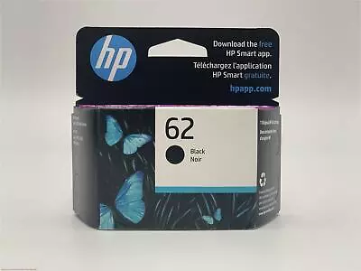 HP 62 Ink Series - Black Ink Cartridge - BEST BY MARCH 2025 • $14.99