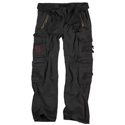 £67.95 • Buy Surplus Royal Traveler Trousers Mens Outdoor Trekking Hiking Cargo Royal Black