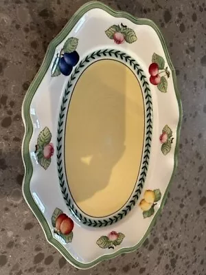 Villeroy & Boch French Garden Fleurence 14.25” Oval Serving Platter • $45