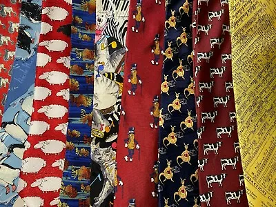 $7 • Buy Novelty Ties - Animals, Professions, Objects, Etc. - FUN To Wear!