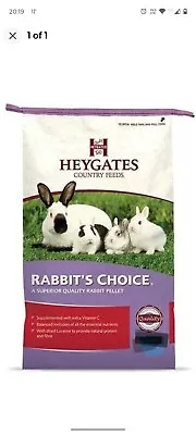 1kg Heygates Rabbit's Choice Pellets  Food For Rabbits Guinea Pigs   • £7.99