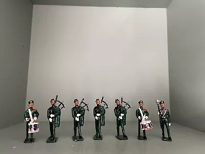 Lead Toy Soldiers. Gurkha Rifles Regimental Band Members X 7.  • £24.99