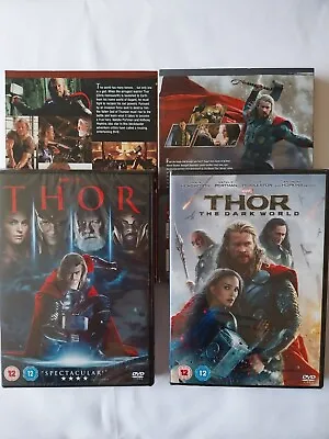 New Sealed Marvel Thor Dvd's To Inc Thor & Thor Dark Word In Collectable Sleeves • £8.95