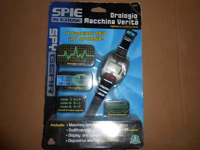 £70.33 • Buy Spy Gear Watch 4 Function Truth Machine, Encoder, H11 Alarm
