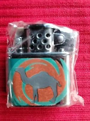 Vintage Camel Metal Flip Top Cigarette Lighter Joe Camel Swirl NEW NOS  • $10.99