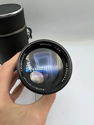 Vivitar F3.5 200mm Telephoto Pentax M42 Screw Lens For SLR/Mirrorless Cameras • $16.19