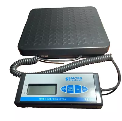 Salter Brecknell PS150 Portable Slimline Digital Shipping Bench Scale 150lb • £73.01