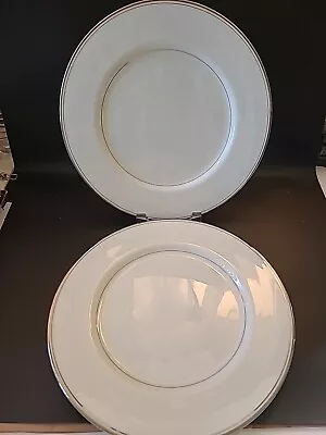 Lot Of 2 Mikasa Briarcliffe 10 5/8 Inch Dinner Plates A1 - 101 • $29.99