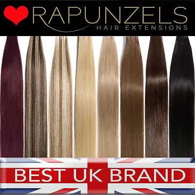 £99.99 • Buy Human Hair Weft Weave Thick Long Remy Hair For Bonding Weaving Braiding Glueing