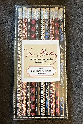 Vera Bradley - 10 Paper Wrapped Pencils - New In Package • $11.99