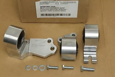 Innovative Billet B Series Silver Engine Mount Kit 75A Civic EF CRX ED 88-91 B16 • $210