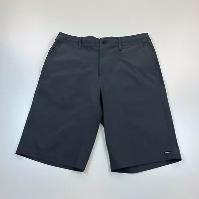 O'Neill Hybrid Chino Shorts Mens 30 Gray Lightweight Flat Front Stretch Beach • $16.99