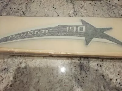 Mastercraft Boat Rear Side Decal Prostar 190 Pro Star 190 Set Of 2  • $30