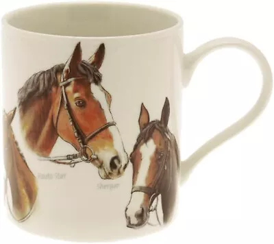 Lesser And Pavey Mug Beaker Coffee Tea Cup Race Horses LP99885 • £7.95