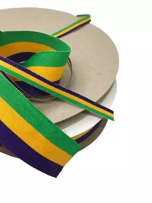 Mardi Gras Theme Ribbon~Mardi Gras Ribbon~3/8  Or 1.5  • $2.74