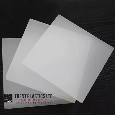 Frosted Acrylic Perspex Sheet Cut To Size Panel Plastic Matt Satin Opal Clear • £175.75