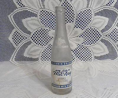 Vintage Mil-Kay Orange Phosphate 10 Ounce Glass Bottle St. Louis MO • $19.99