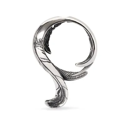 Fashion Bead Silver TROLLBEADS Pendant Feather Of Liberty - TAGPE-00060 • $69.94