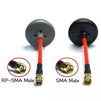 82mm 5.8GHz Circular Polarized SpiroNet FPV Antenna RP-SMA / SMA Antenna Cable X • $14.51