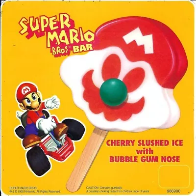 Classic Good Humor Super Mario Bros. Bar Ice Cream Truck Sticker - 6  X 6  • $7