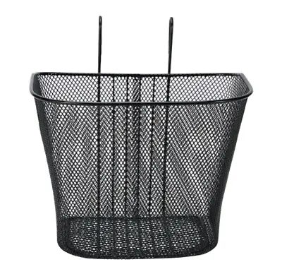 Front Bicycle Storage Holder Hanging Wire Bike Basket Rust Prevention Coating • $13.19