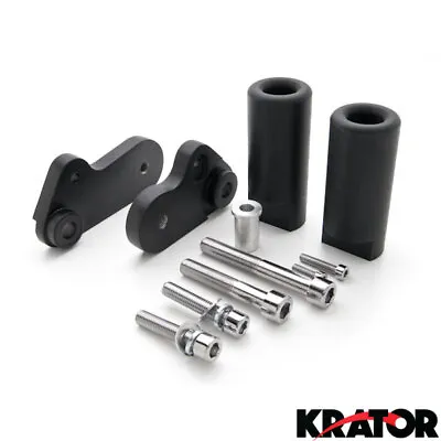 Set Yamaha YZF R1 YZF-R1 (2009-2012) No Cut Frame Sliders Black Delrin New Pair • $34.99