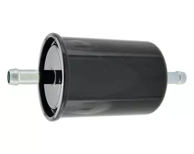 Black Steel Universal Inline Fuel Filter 10 Micron Steel 3/8  65psi Max • $13.99