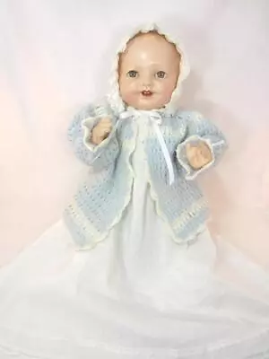 *Georgene Averill Madame Hendren Baby Antique Compo Cloth Bent Limb VTG 1926 • $125