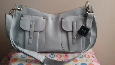 Matt & Nat Baby Blue Faux Leather Shoulder Handbag - BNWT • £29.99