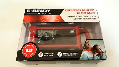 Midland ER210E Ready Portable Power Strobe Weather Emergency Radio Crank • $39.95