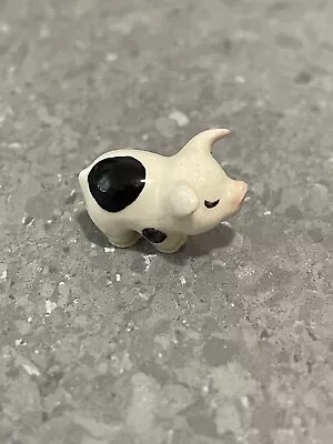 1 Vintage Pigs Miniature 1960's Hagen Renaker Tiny Piglet Figurine Closed Eyes • $12.99