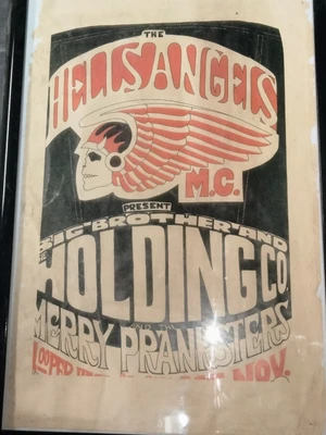 $299.99 • Buy Vintage Concert Poster Big Brother And The Holding Co With Janis Joplin