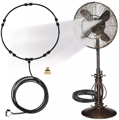 Outdoor Misting Fan Kit For A Cool Patio Breeze Water Mister Spray For Cooling • $21.80